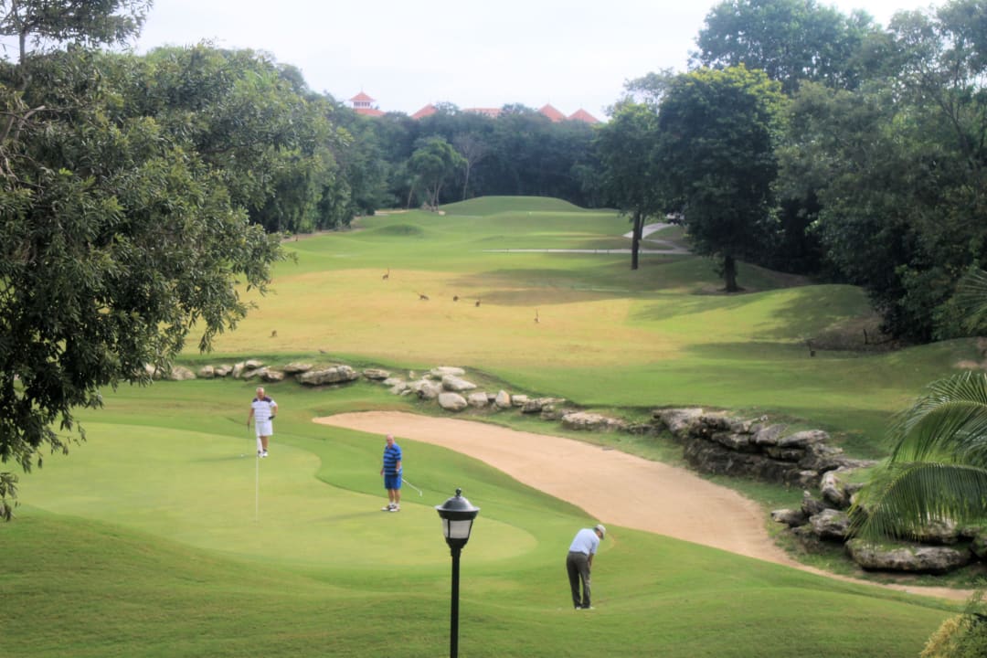 Golfplatz gegenüber des Hotels Sandos Playacar Select Club Adults only - All Inclusive