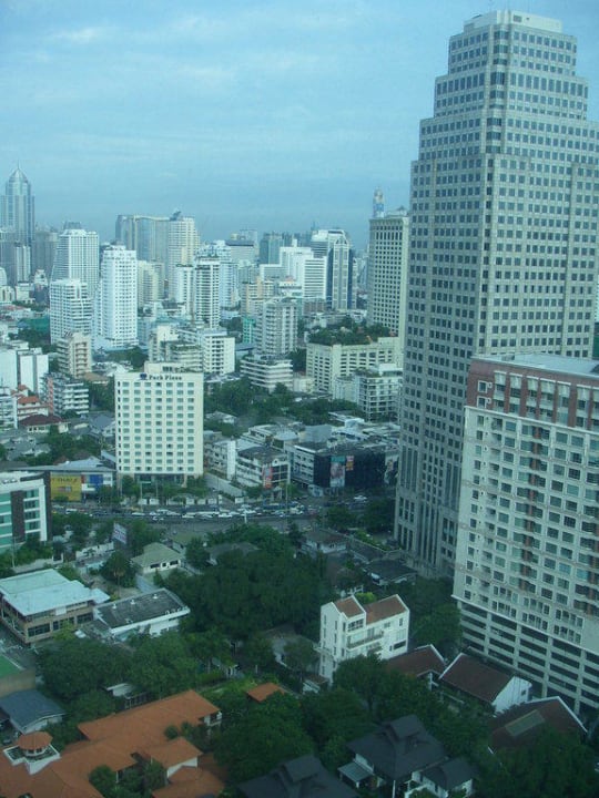 Blick aus der Suite in der 21. Etage Hotel Windsor Suites & Convention