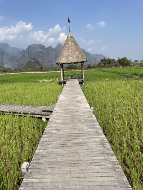 Gartenanlage Hotel Vieng Tara Villa