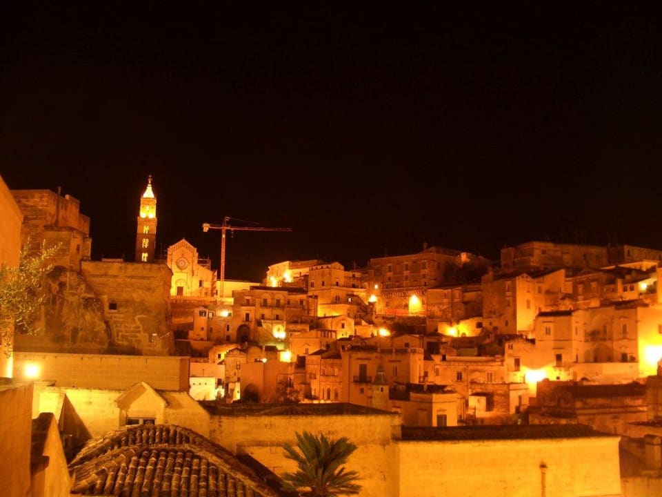 Matera bei Nacht Hotel Locanda di San Martino
