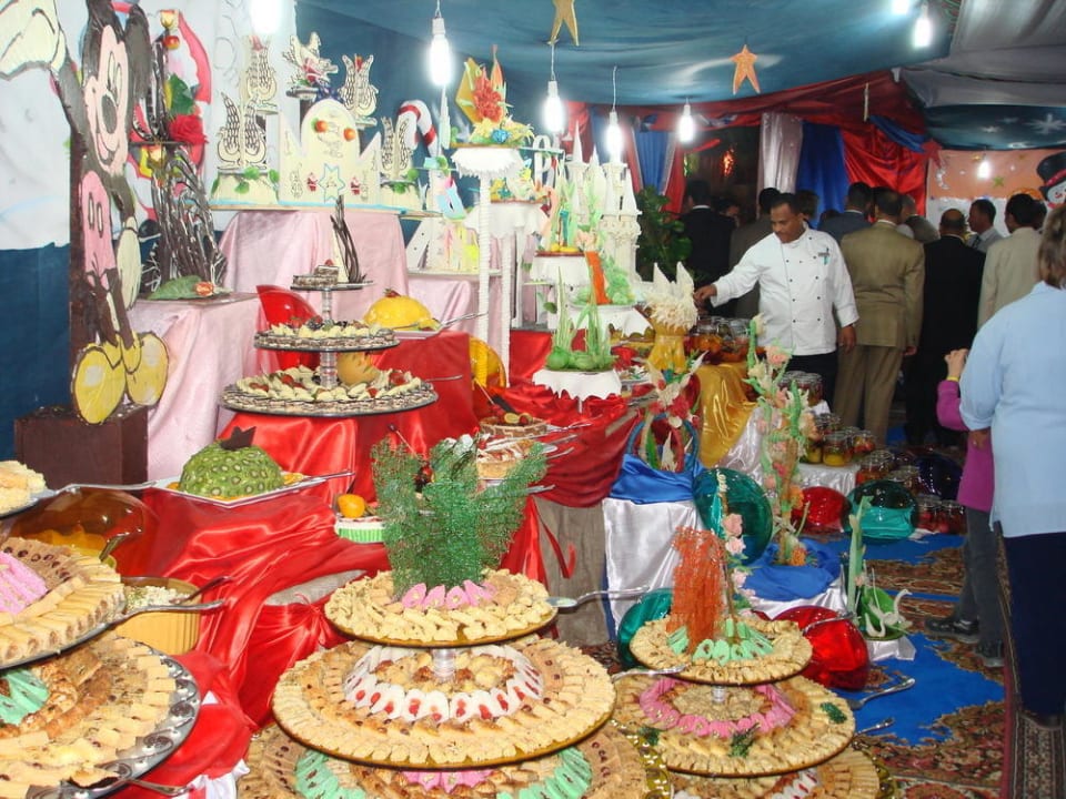 Buffet beim Galadinner an Heilig Abend Pickalbatros Dana Beach Resort - Hurghada