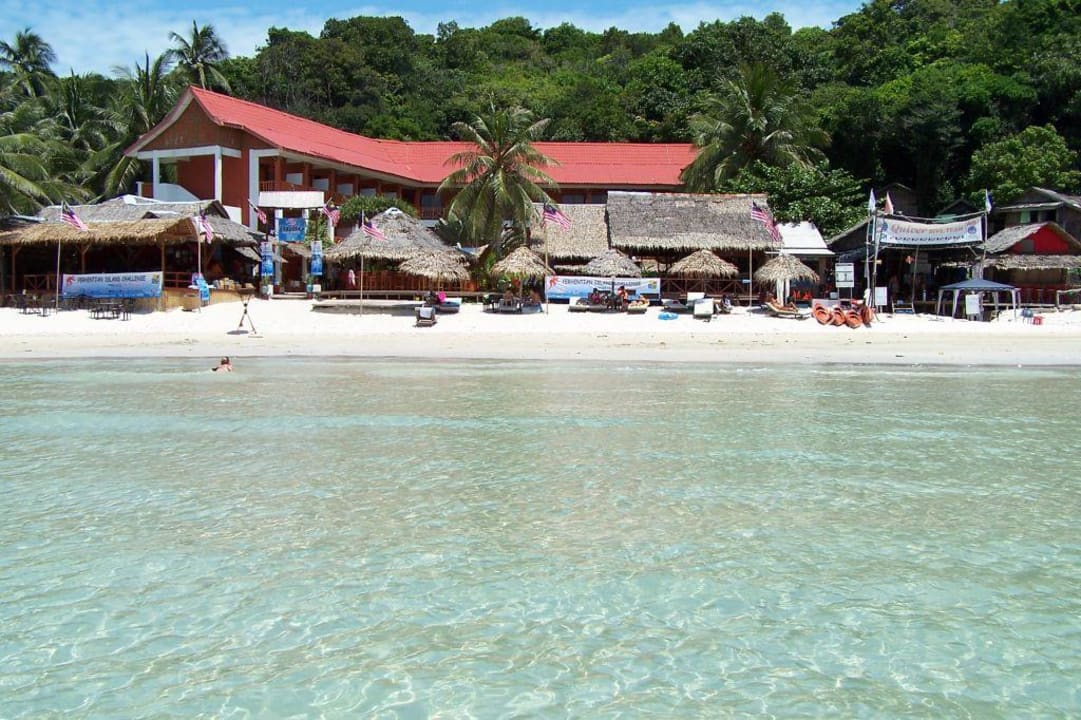 Bubu Long Beach vom Wasser aus gesehen Hotel Bubu Long Beach Resort