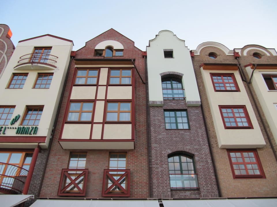 Hotel auf Seite des Fluss Mottlau Hotel Hanza
