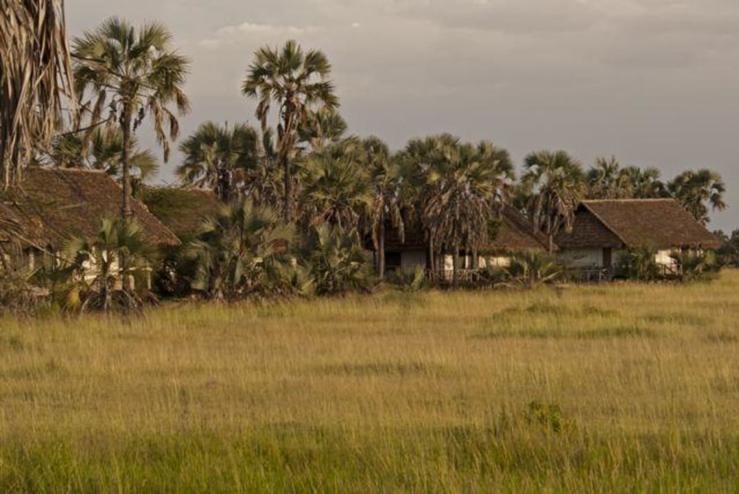 Blick auf die Zimmer Maramboi Tented Camp