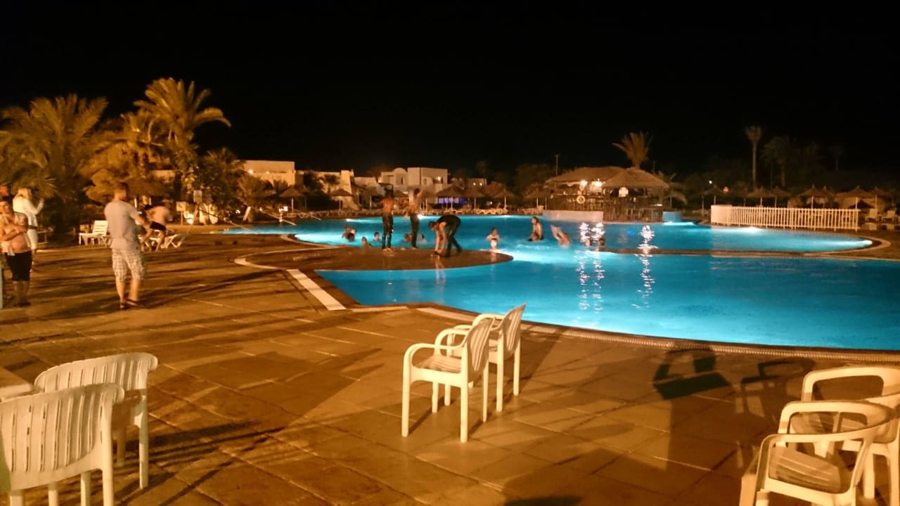 Pool Abends Djerba Sun Beach Hotel & Spa