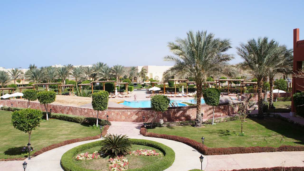 Widok z pokoju na 1 pietrze Sharm Grand Plaza Resort