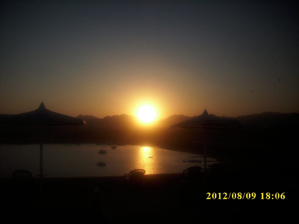 Noch ein Sonnenuntergang Albatros Sharm Resort