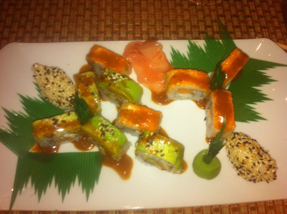 Sushi beim Japaner Grand Palladium Select Bávaro Resort & Spa