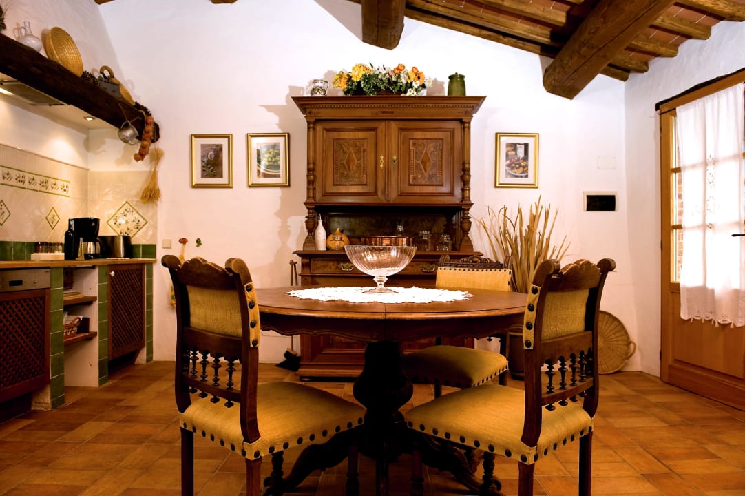 Wohnküche Appartement "Olivaio" Ventena Vecchia antico frantoio