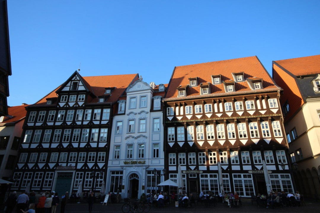 Historische Ansicht vom Marktplatz Hotel Van der Valk Hildesheim