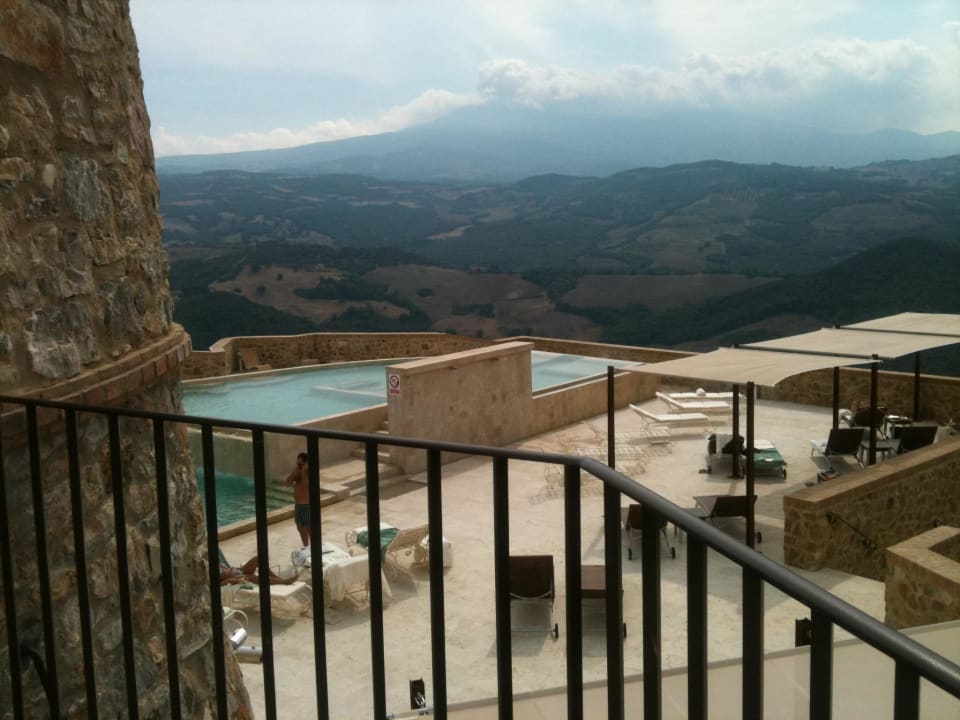 Poolblick Hotel Castello di Velona