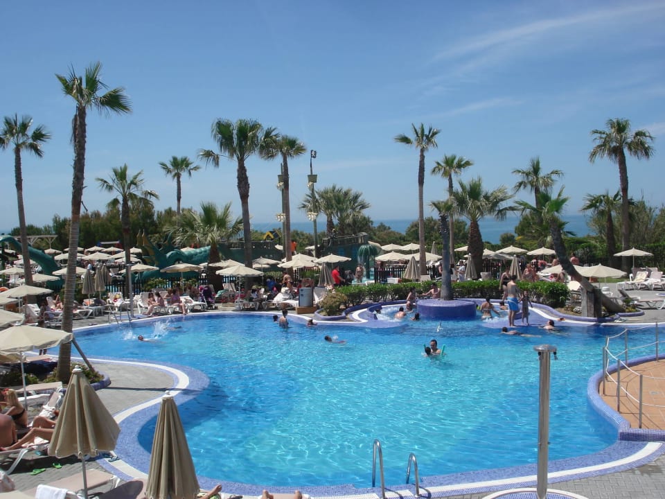 Blick zum Pool Hotel Riu Chiclana