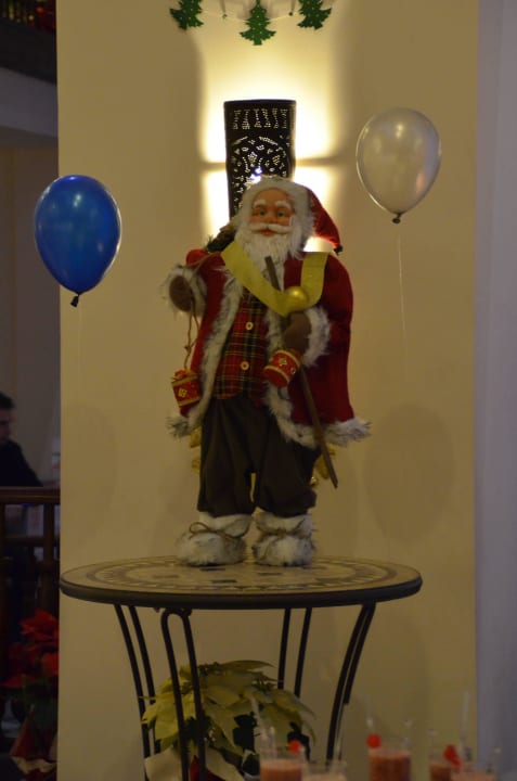Silvester Deko in der Lobby   Steigenberger Aqua Magic