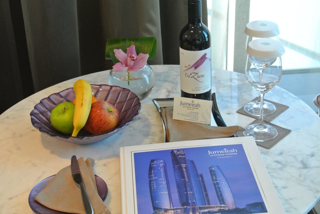 Begrüßung Conrad Abu Dhabi Etihad Towers