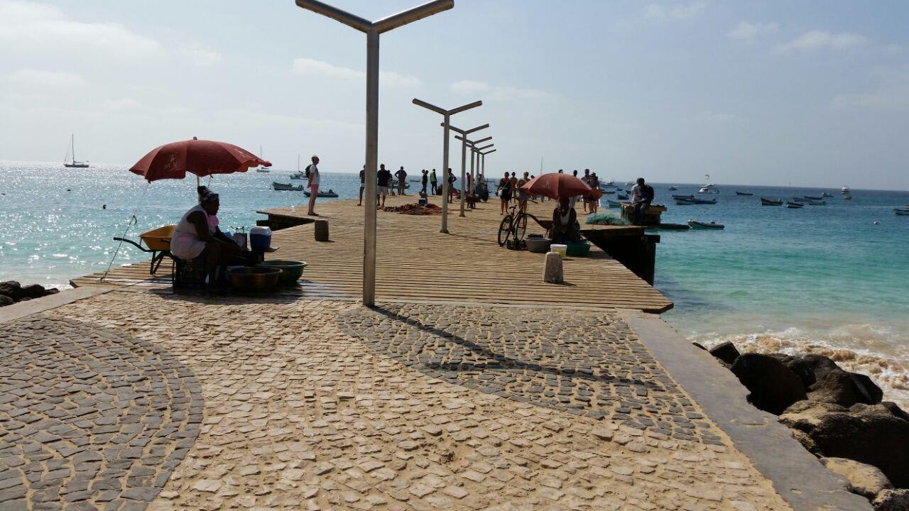 Fischersteg links vom Hotel Hotel Morabeza