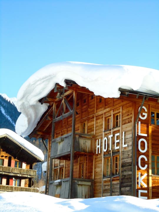 Schnee... Hotel Glocke