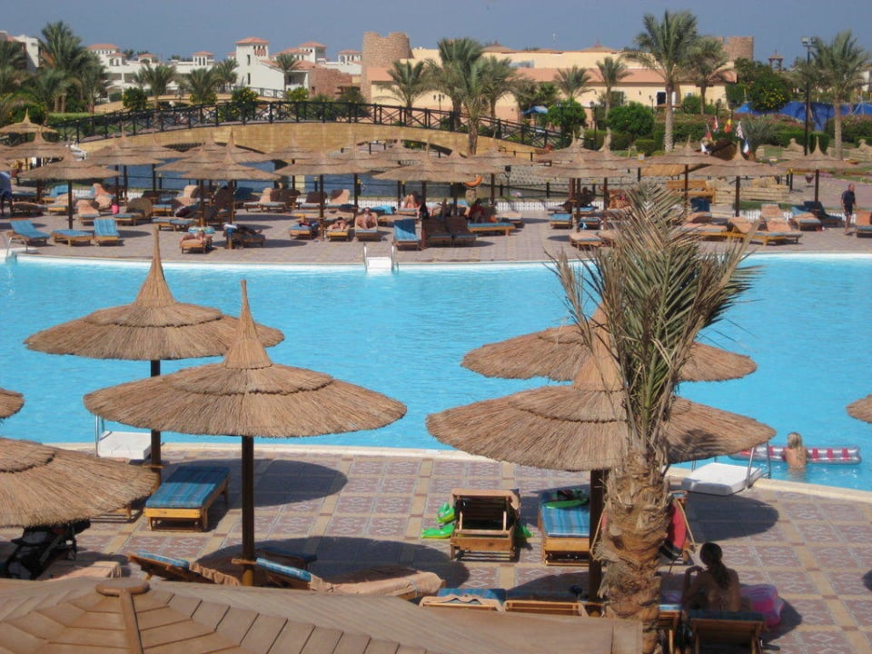 Pool am Hauptgebäude Pickalbatros Dana Beach Resort - Hurghada