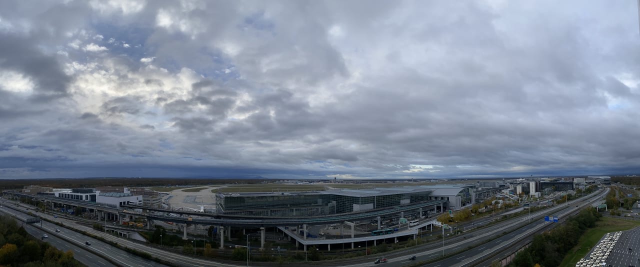 Ausblick b'mine Hotel Frankfurt Airport