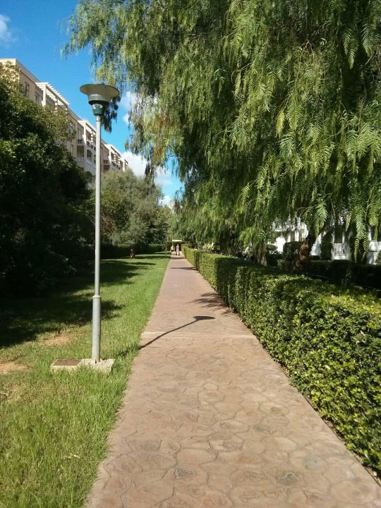 Weg zum Paradis Park, Minigolf Protur Vista Badia Aparthotel