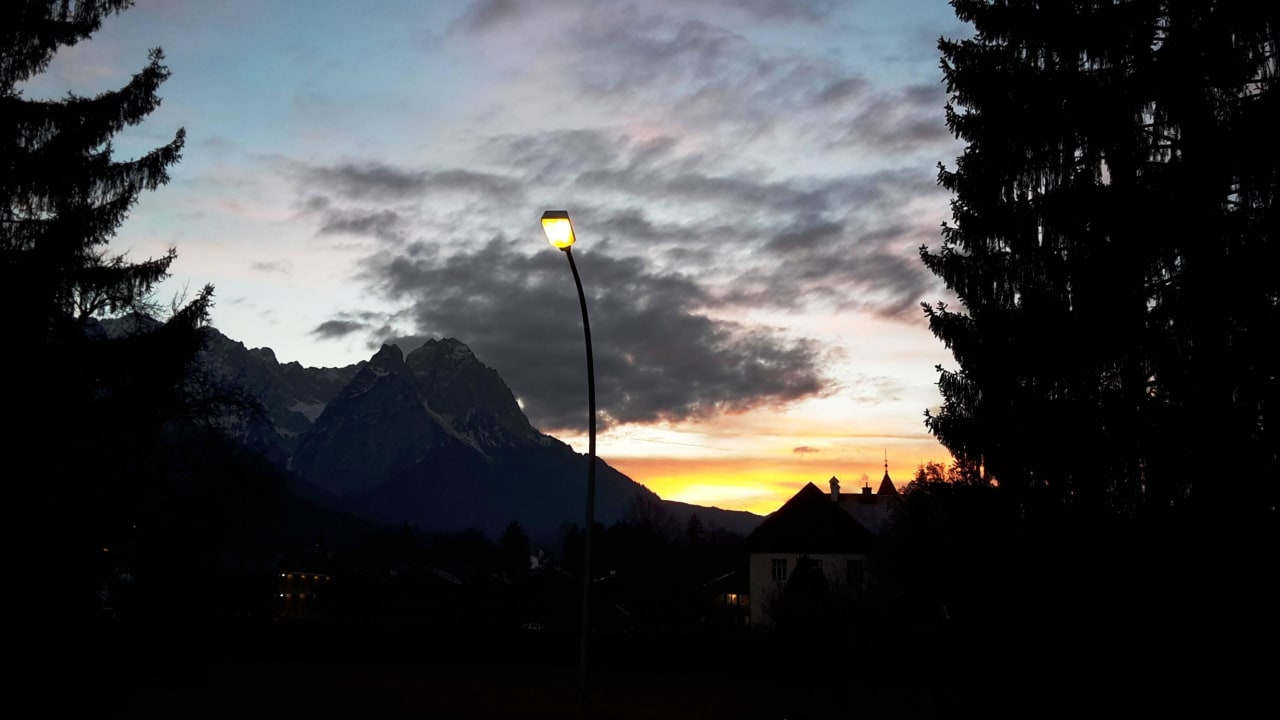 Zimmerausblick 2 Hotel Zugspitze