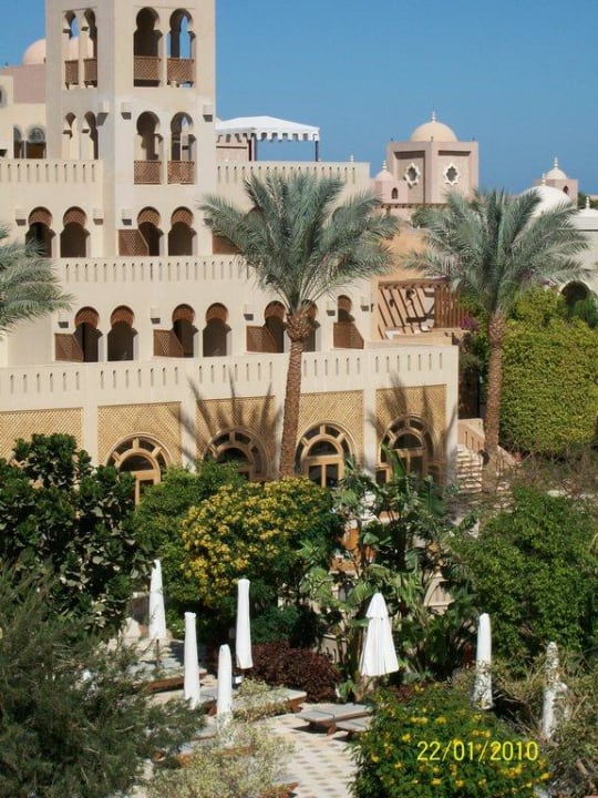 Der Eingangsbereich von innen gesehen Makadi Palace