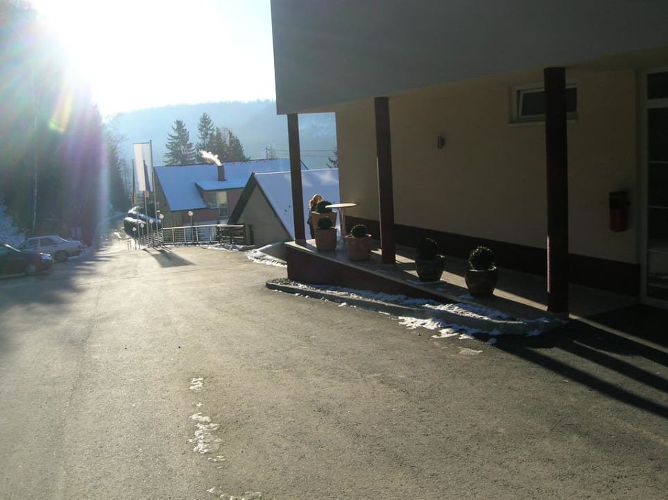 Oberer Eingang des Hotels Kogler’s Pfeffermühle Hotel & Restaurant