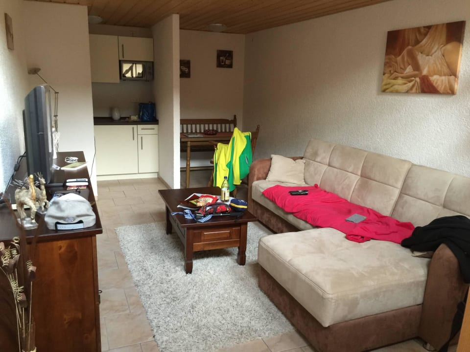 Küche Naturstammhaus und Appartements Zum Brockenbaecker