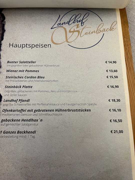 Sonstiges Landhof Steinbäck