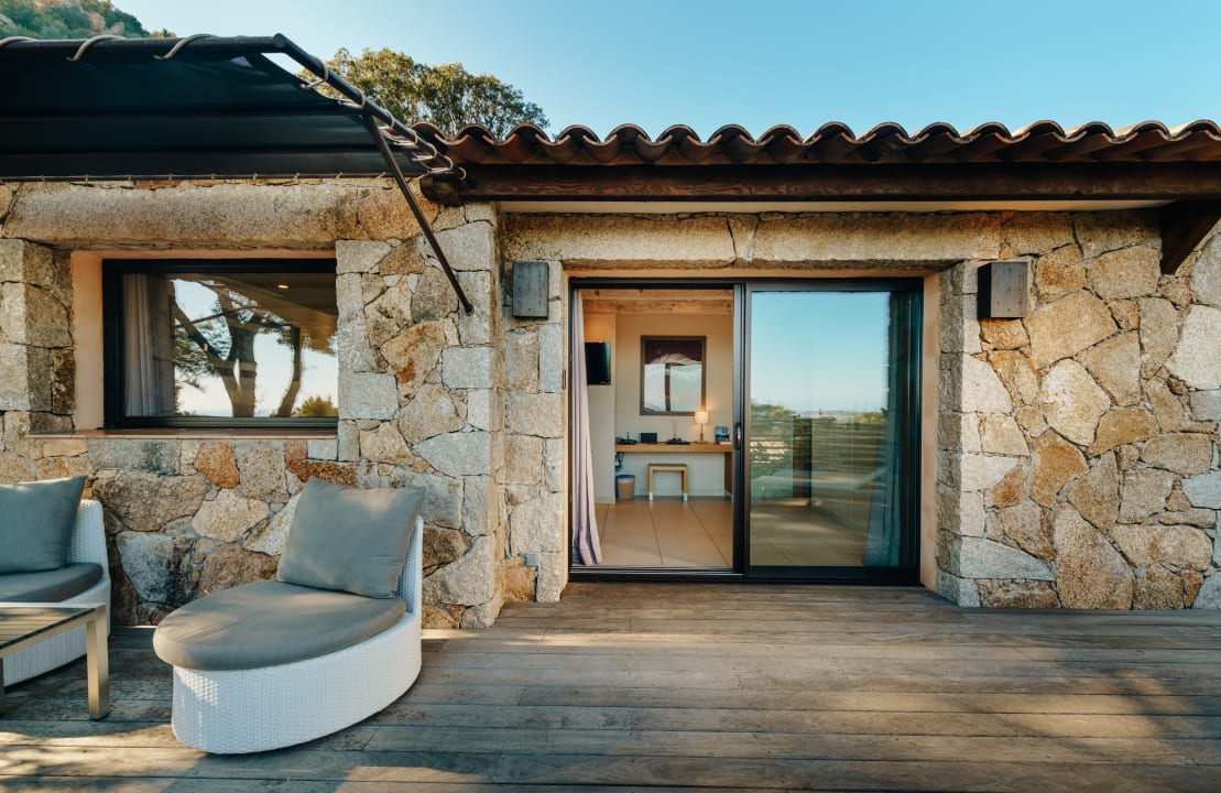 Außenansicht Hotel Les Bergeries De Palombaggia