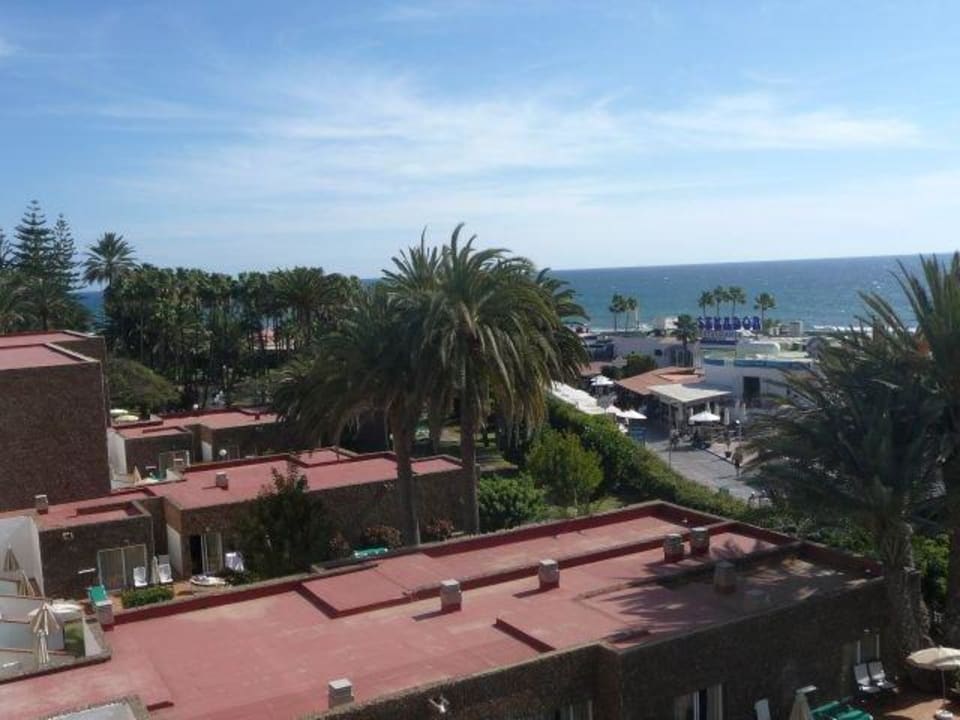 Blick vom Zimmer Hotel Riu Palace Oasis