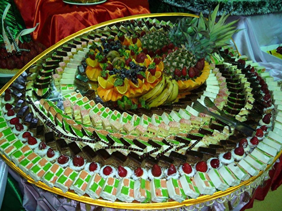 Teil vom Weihnachtsbüffet Pickalbatros Alf Leila Wa Leila Resort - Neverland Hurghada