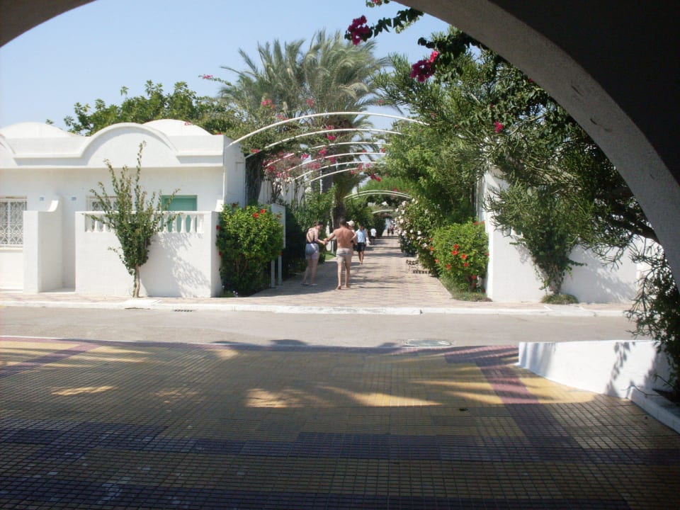 Zugang vom Strand zum Hotel El Mouradi Club Kantaoui