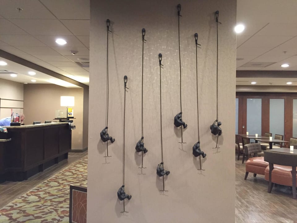 Rezeption und Frühstücksbereich Hotel Hampton Inn Crystal River