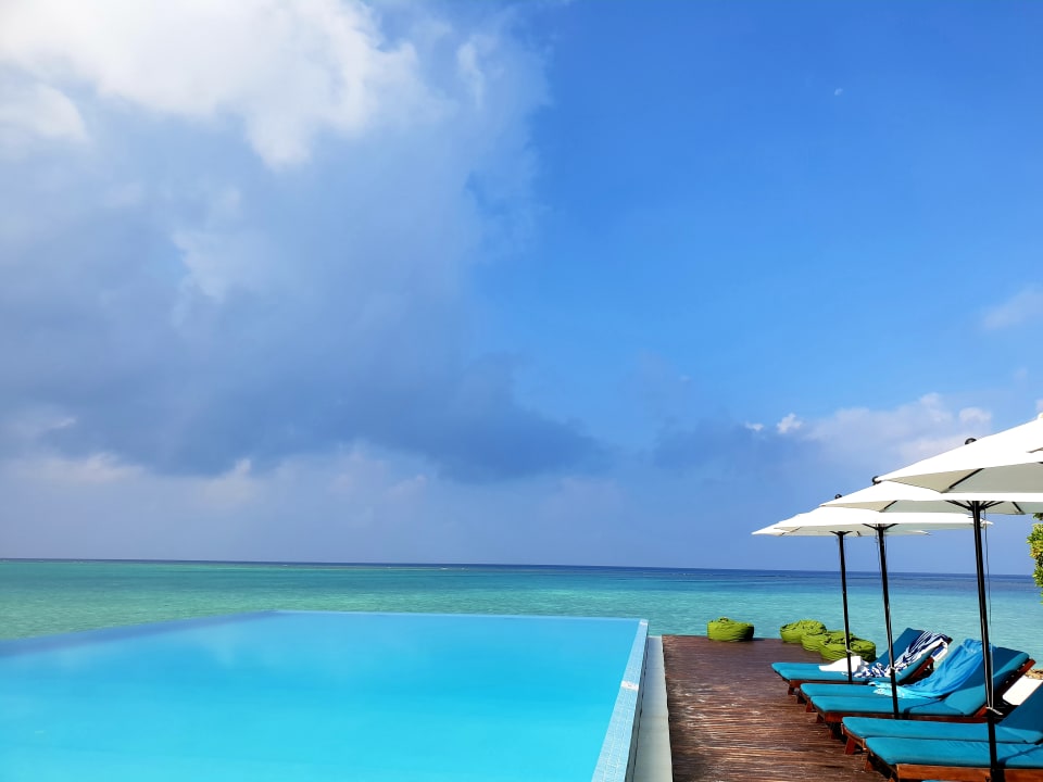 Pool Summer Island Maldives