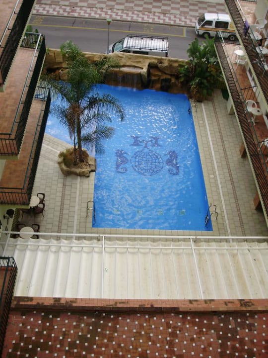 Pool von oben Hotel Terramar