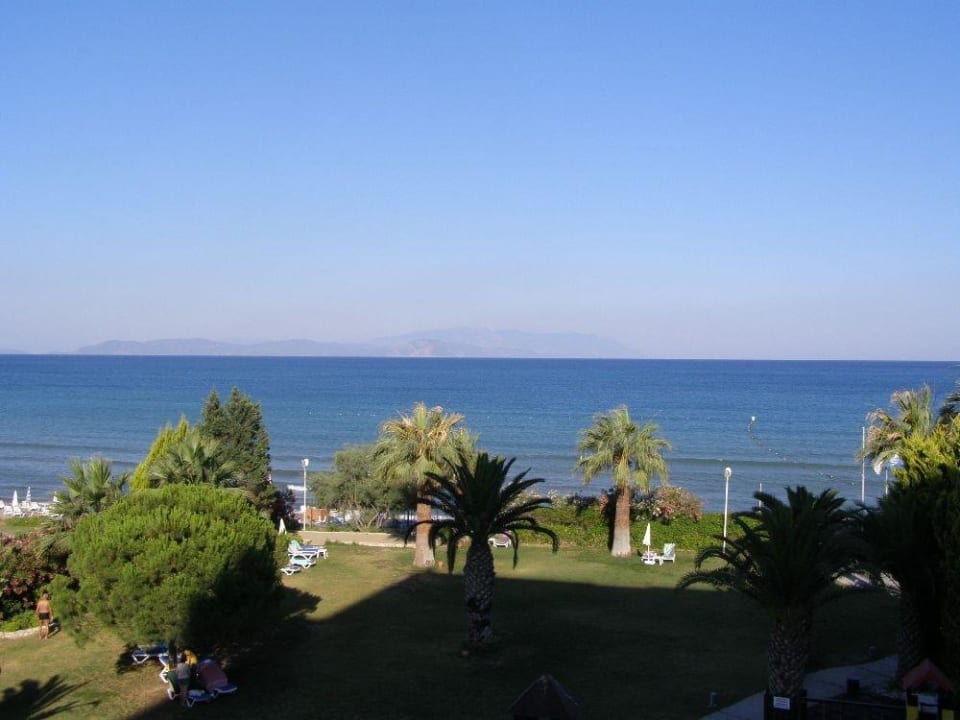 Výhled druhý balkon Hotel Ephesia