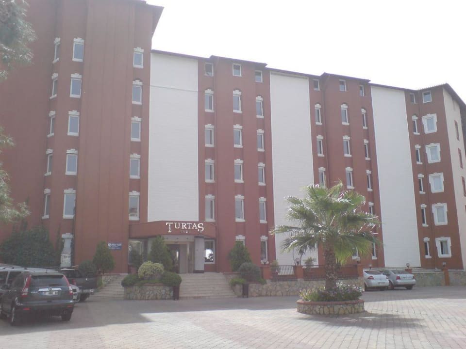 Hotel Turtas am Haupteingang Club Turtas Beach Hotel