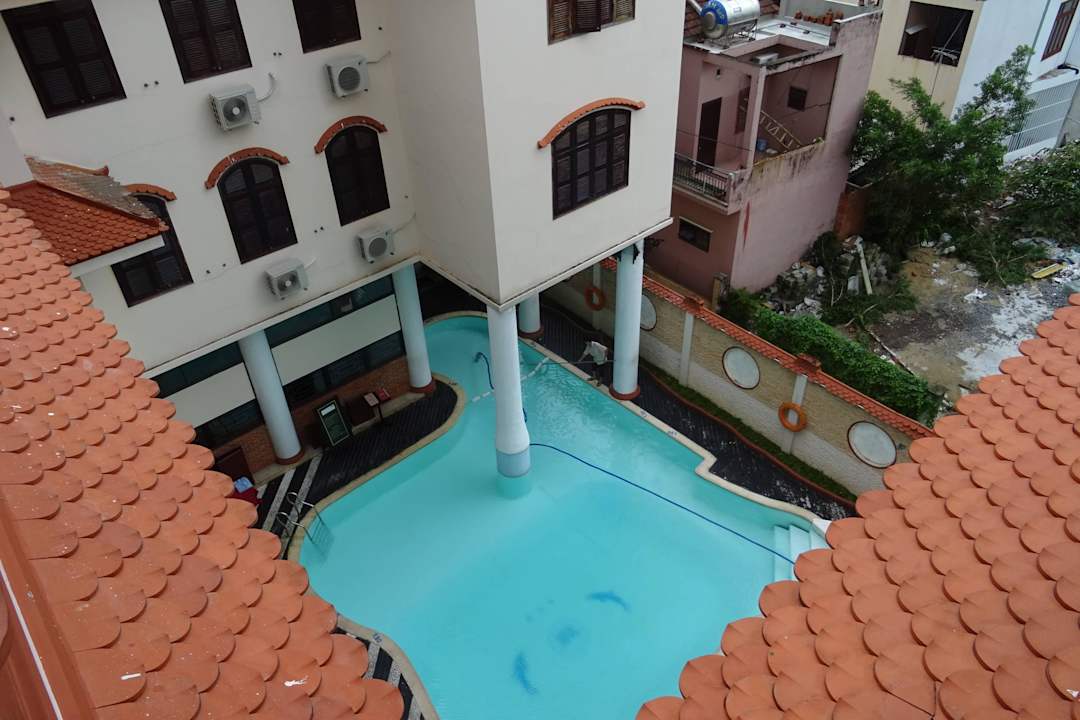 Blick aus dem Restaurant Hoi An Lantern Hotel