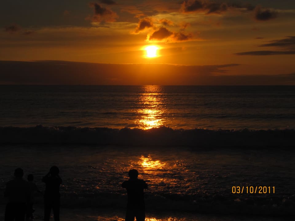 Am Strand von Jimbaran Hotel Sari Segara
