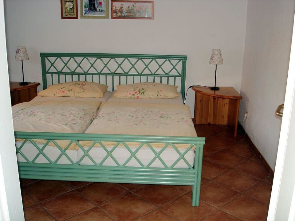 Schlafzimmer Appartment Pension Reuss