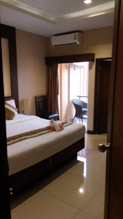 Zimmer Doppelbett Hotel Honey Inn