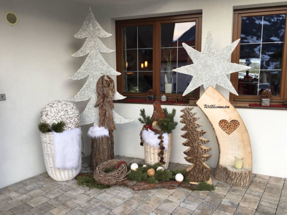 Am Eingang Ferienhotel Bergland
