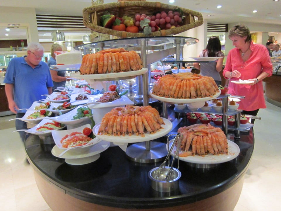 Fischbüffet Sunis Evren Beach Resort Hotel & Spa