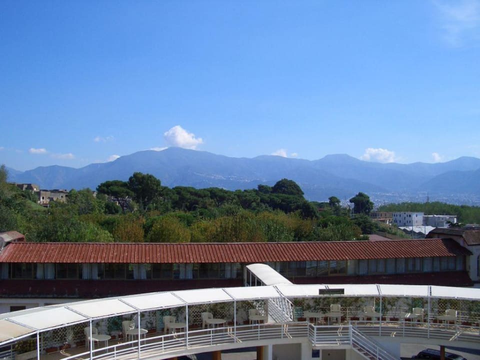 Blick auf Restaurant Villa dei Misteri