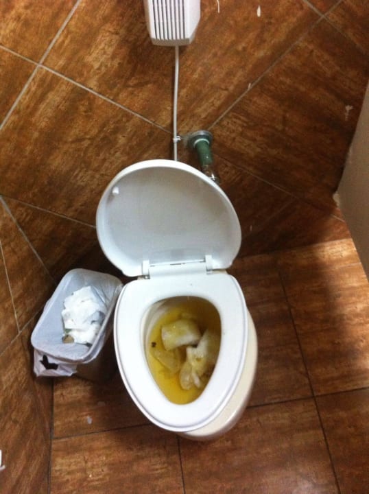 Toilette Lobby am 23.02.2016 Puerto Plata Village