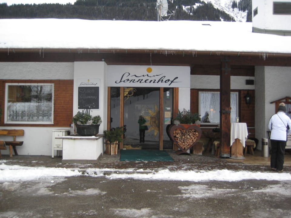 Hoteleingang Hotel Sonnenhof