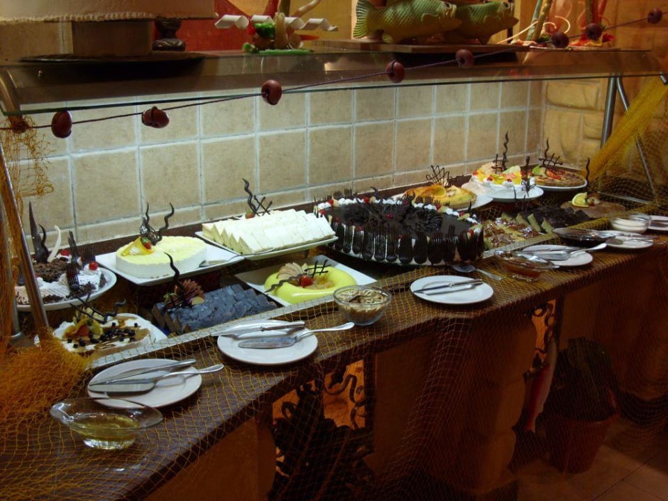 Nachtisch am Abend Pickalbatros Alf Leila Wa Leila Resort - Neverland Hurghada