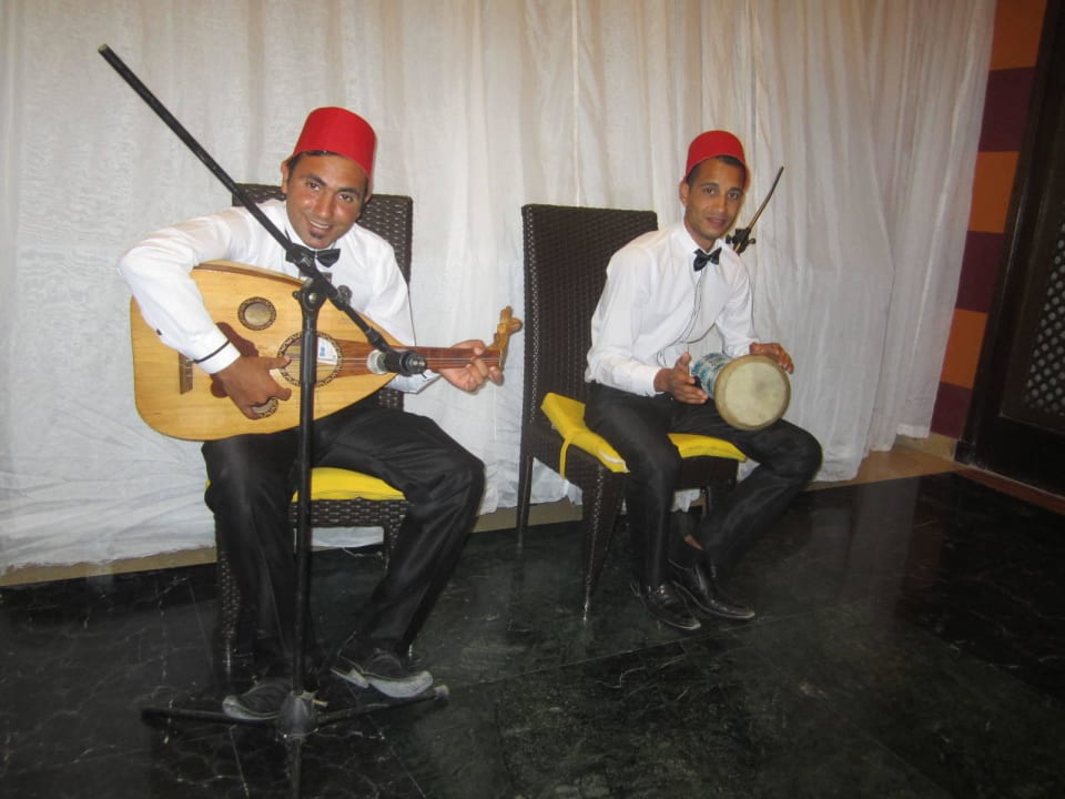 Die Musiker beim Beduinenabend Hotel Mercure Hurghada
