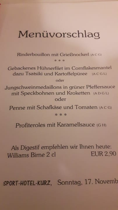 Gastro Sporthotel Kurz