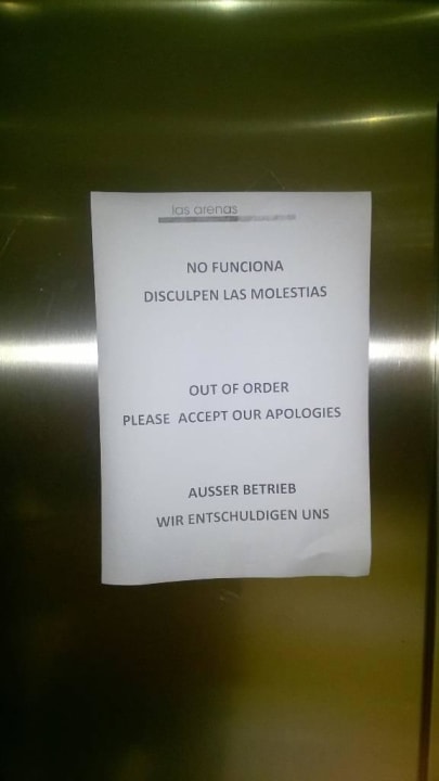 Hoteltypisch es funktioniert nicht Hotel Las Arenas